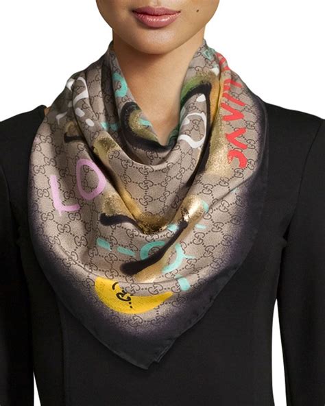 gucci foulard donna|gucci silk neck handbags.